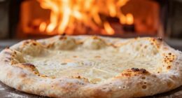 underbaked pizza crust color