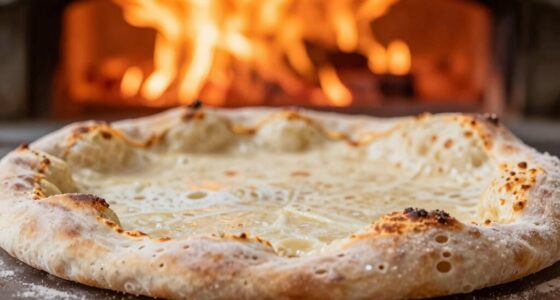 underbaked pizza crust color