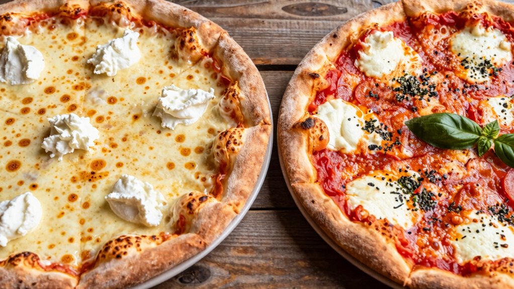 white pizza cheese melting techniques