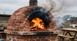 windy conditions hinder pizza ovens