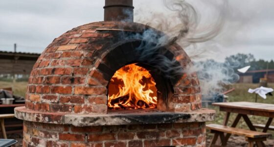 windy conditions hinder pizza ovens