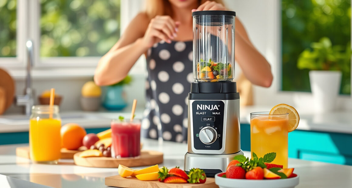 Cool Down with a Frozen Fruit Smoothie Using Ninja Blast Max