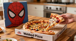 Little Caesars’ New ‘Webbed Pizza’ Comes With Something Special for Spider-Man Fans