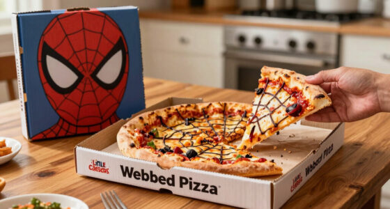 Little Caesars’ New ‘Webbed Pizza’ Comes With Something Special for Spider-Man Fans