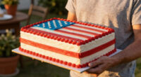Martha's Giant Flag Cake Served 250 Guests—Here's How to Make It Yourself