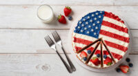 Martha Stewart Serves Huge American Flag Cake with 250 Pieces for Founding Father-Themed Party