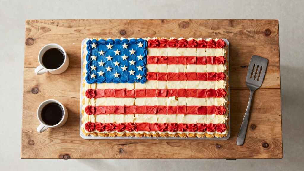 Martha Stewart Serves Huge American Flag Cake with 250 Pieces for Founding Father-Themed Party