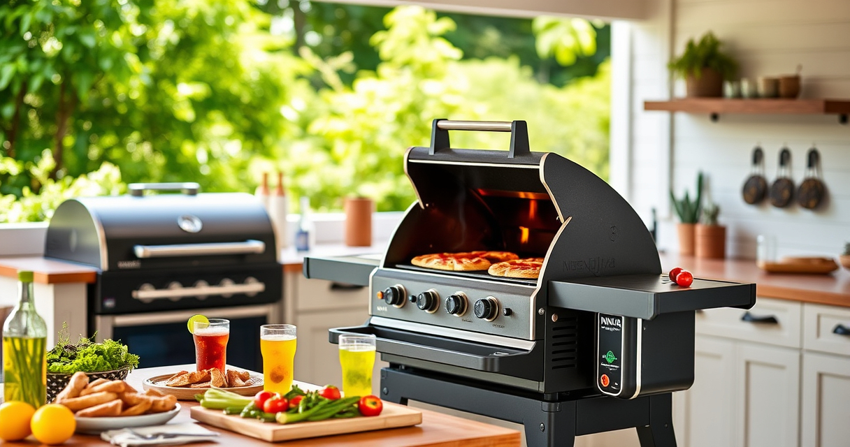 Master the Perfect Summer BBQ & Dessert with Ninja Outdoor Woodfire Pro XL