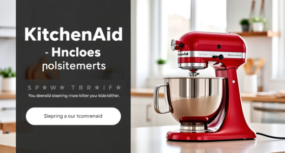 Best KitchenAid Stand Mixer for Beginners (2026) — Guide 11