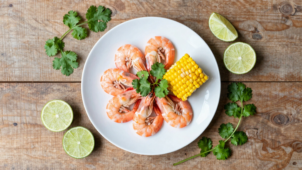 Cilantro-Lime Shrimp with Corn