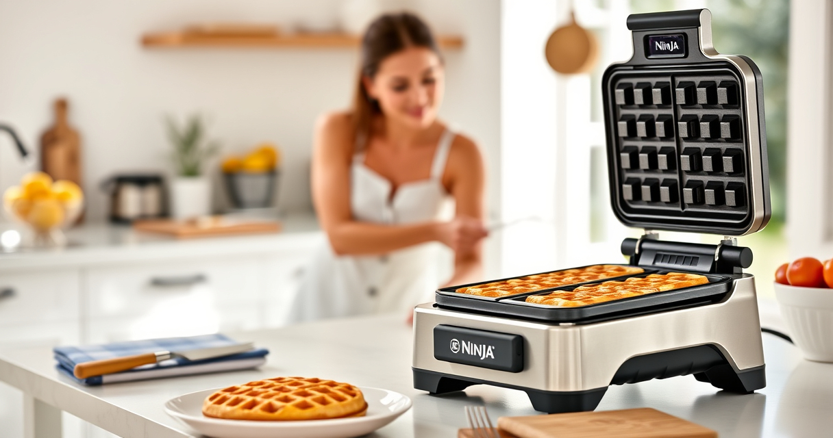 Enjoy Perfect Summer Waffles with Ninja Belgian Waffle Maker Pro