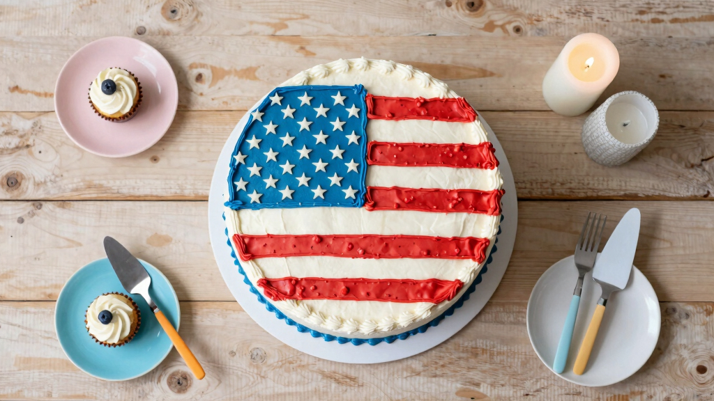 Martha's Giant Flag Cake Served 250 Guests—Here's How to Make It Yourself