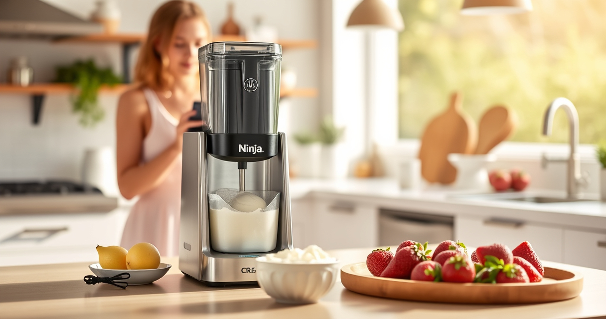 Ninja CREAMi Ice Cream Maker: Summer’s Coolest Dessert Companion
