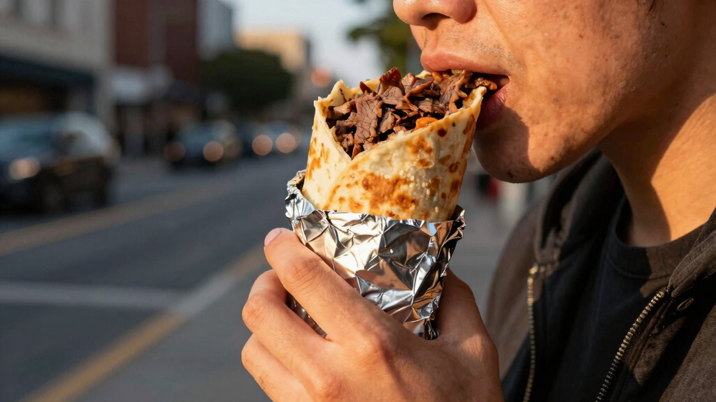 The Most Delicious Beef Burritos