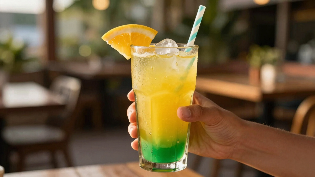 Tropical Whipped Lemonade