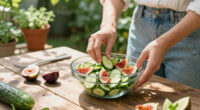 Insalata Di Cetrioli Misti E Fichi