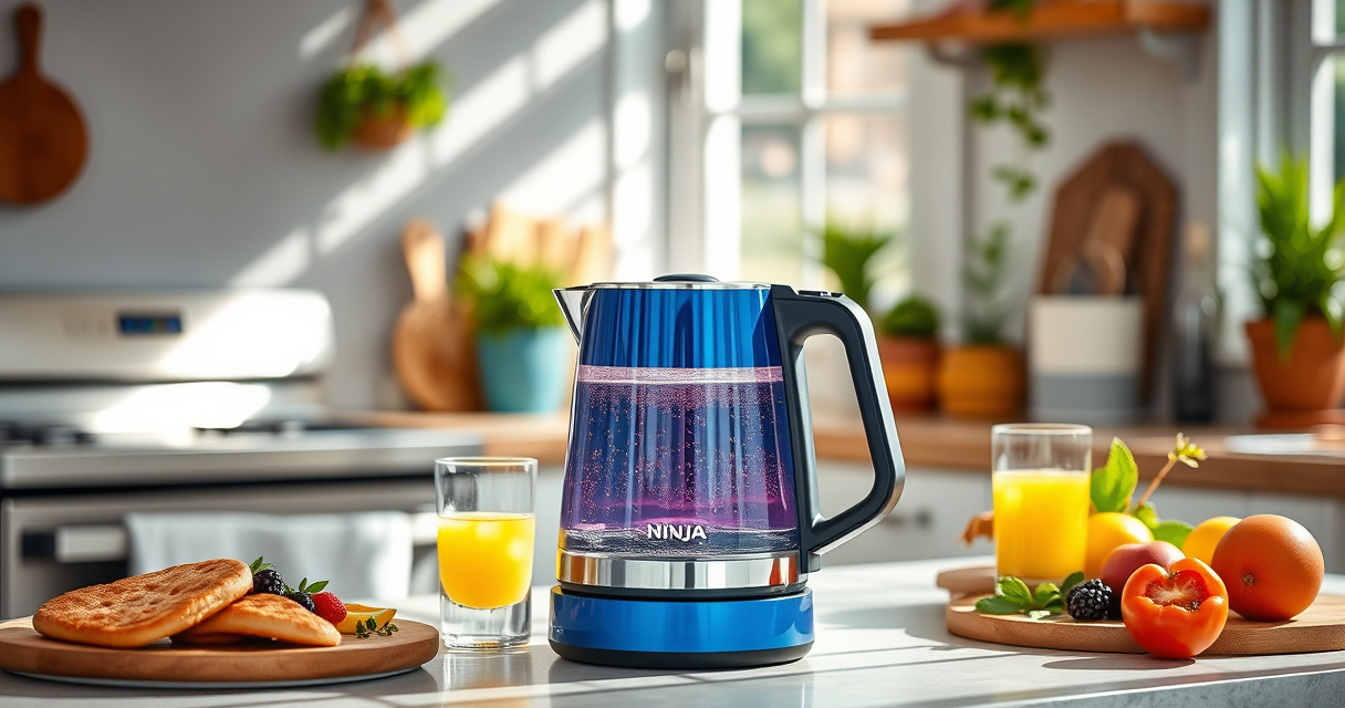Ninja KT200BL Precision Temp Electric Kettle: Your Summer Tea Companion