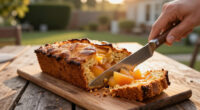 Peach Cobbler Loaf