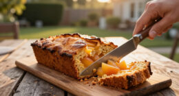 Peach Cobbler Loaf