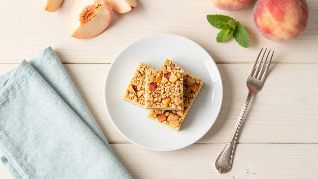 Peach Crumb Bars