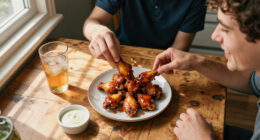Sam Smith Loves Hooters Chicken Wings