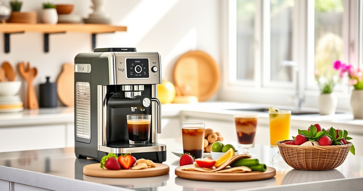 Chill Out with Summer Coffee Creations Using the Ninja Luxe Café Premier