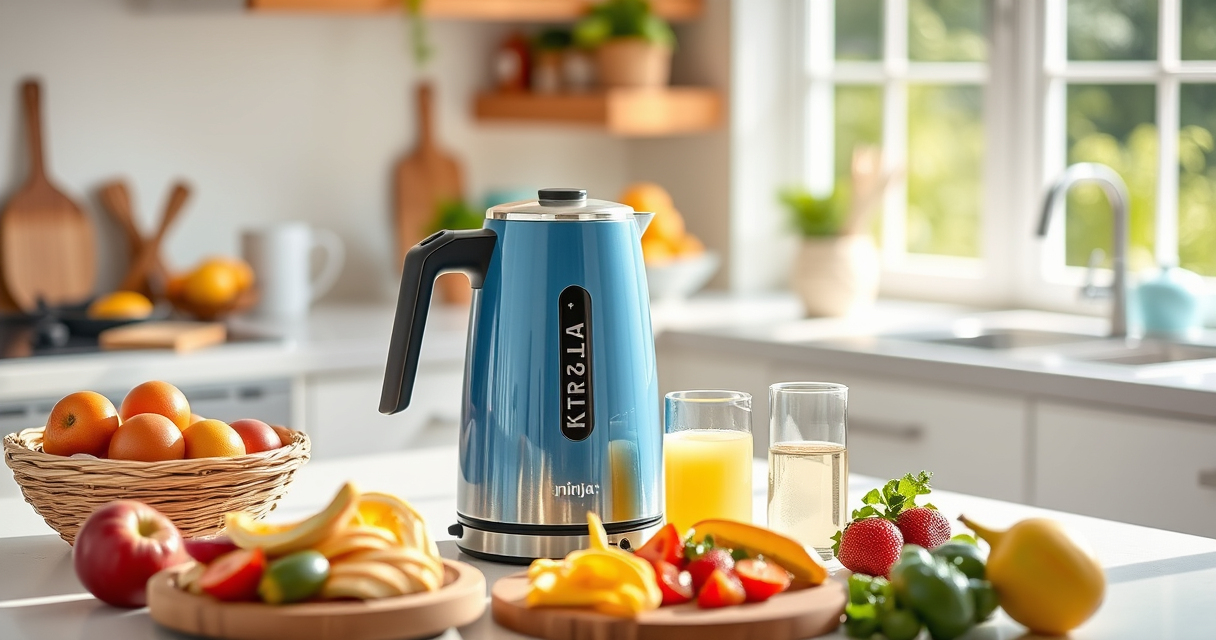 Cool Summer Recipes & Uses with the Ninja KT200BL Electric Kettle