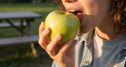 Eating Fruit Skins