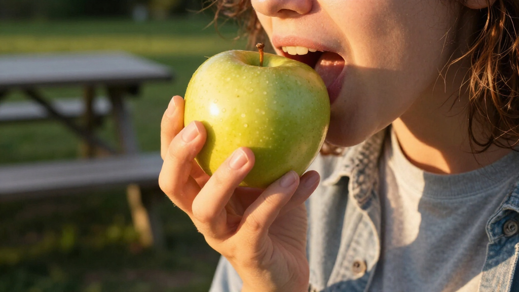 Eating Fruit Skins