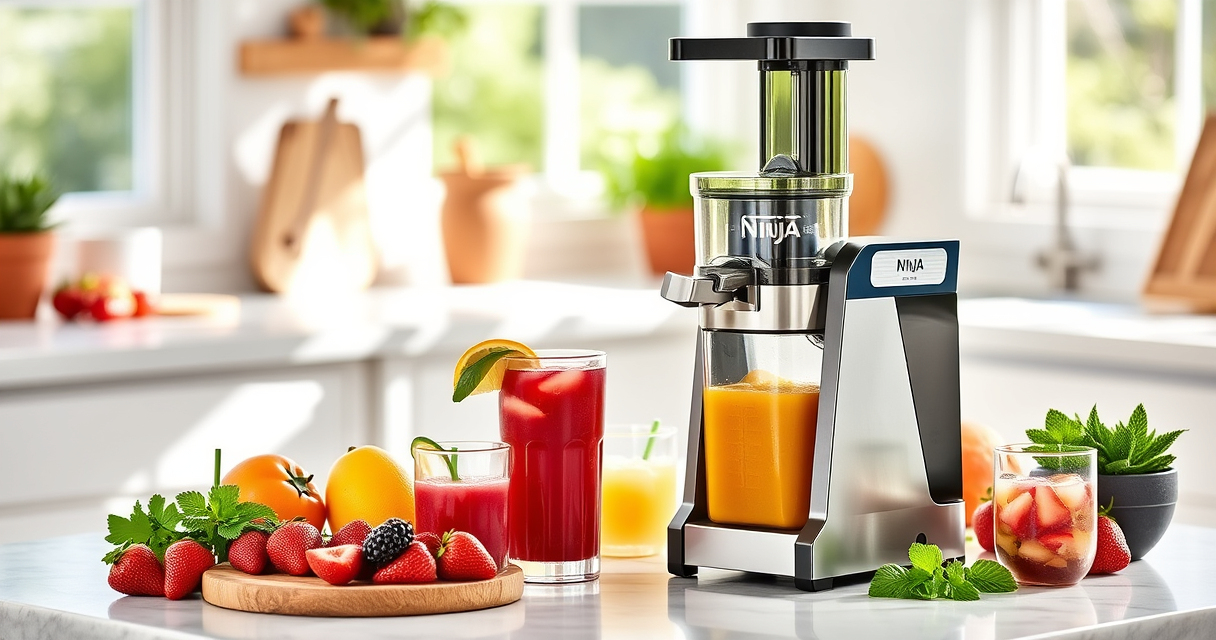 Effortless Summer Hosting with the Ninja NeverClog Cold Press Juicer
