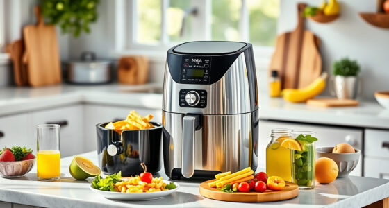 Host Effortlessly with Ninja Crispi Pro 6-in-1 Glass Air Fryer for Summer Parties