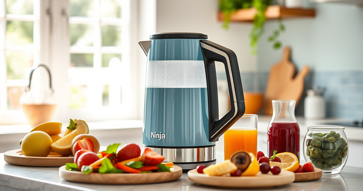 Host Effortlessly with the Ninja KT200BL Precision Temperature Electric Kettle