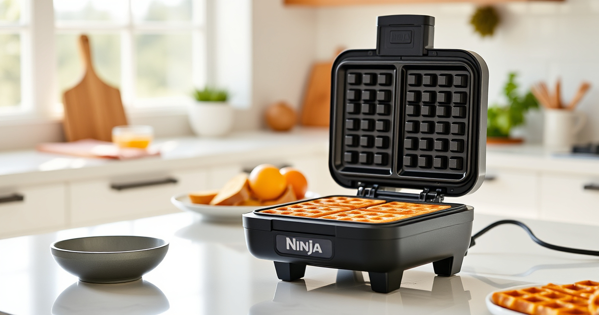 Make Summer Brunch Special with the Ninja Belgian Waffle Maker Pro
