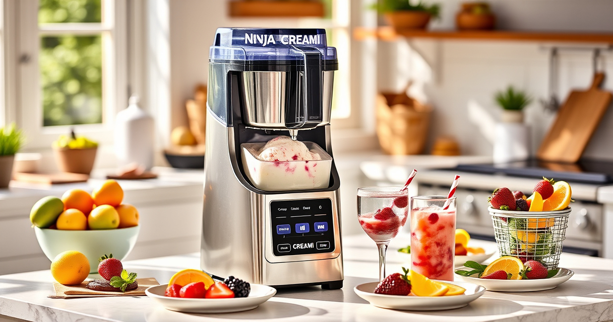 Make Summer Pool Parties Effortless with the Ninja CREAMi Deluxe Ice Cream Maker