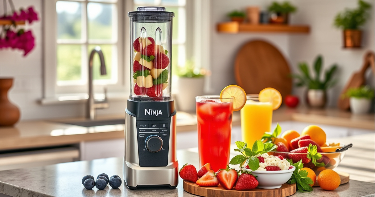 Sip & Serve Summer Fun with the Ninja Blast Portable Blender