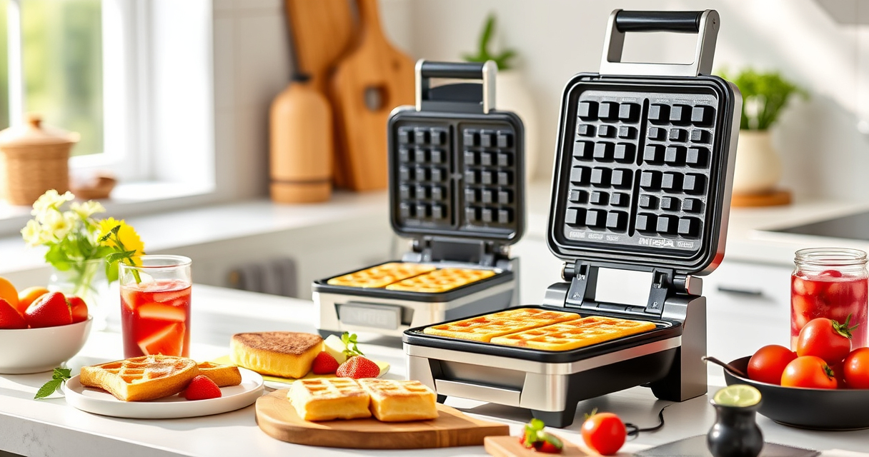 Summer Waffle Creations with the Ninja Belgian Waffle Maker Pro