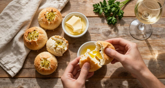 Tear & Share Garlic Bread Rolls