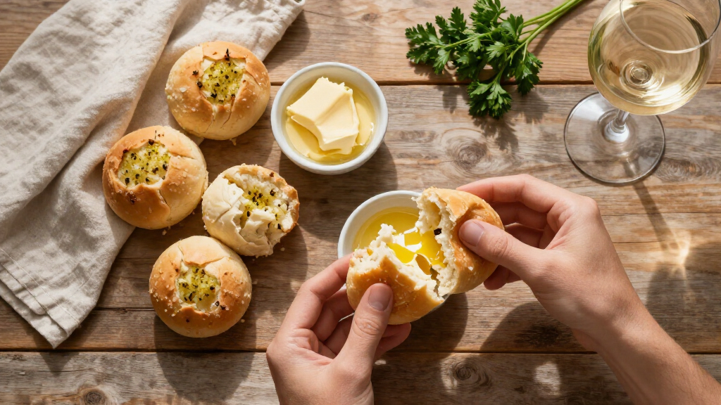 Tear & Share Garlic Bread Rolls