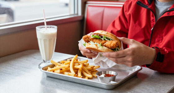 Rally's Crispy Fish Sandwich