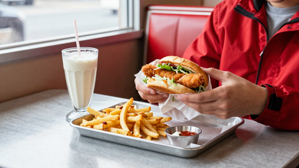 Rally's Crispy Fish Sandwich