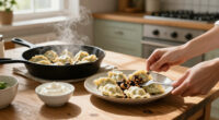 Skillet Pierogi With Mushrooms